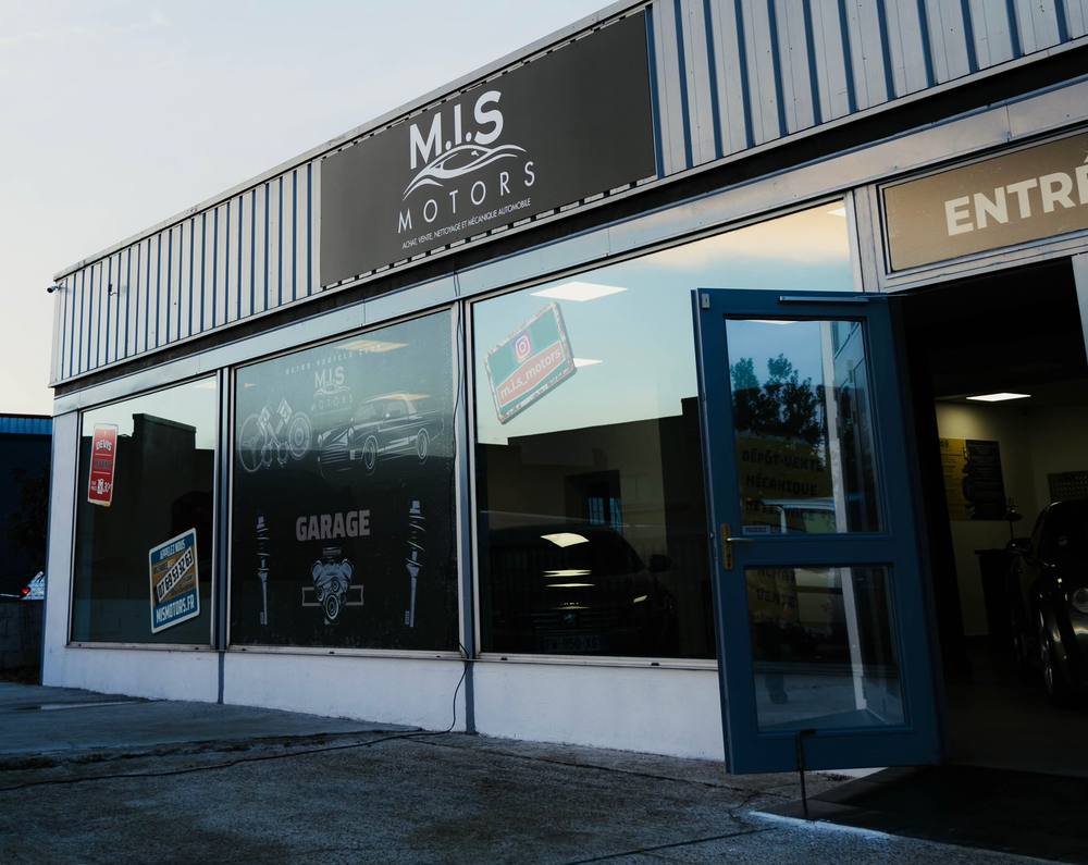 Façade du garage M.I.S Motors